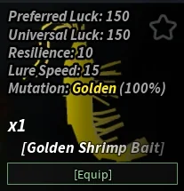 Golden Shrimp Bait