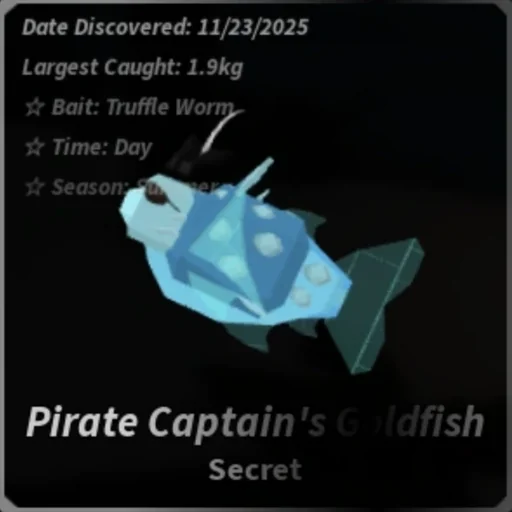 Pirate Captain's Goldfish