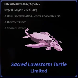 Sacred Lovestorm Turtle