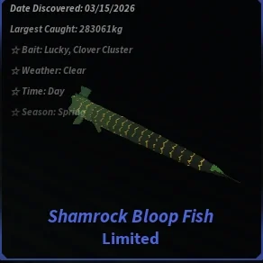 Shamrock Bloop Fish