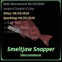 Smeltjaw snapper