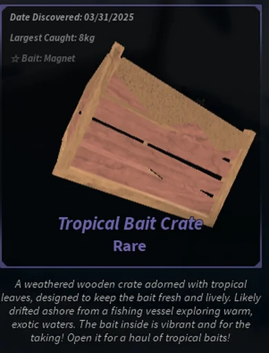 Tropical Bait Crate