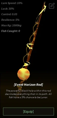 Event Horizon Rod